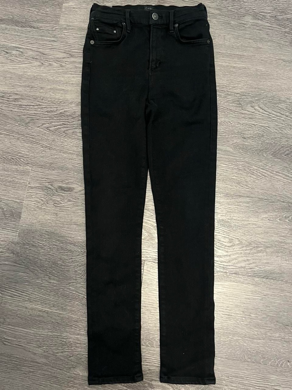 Citizens Of Humanity Black High-Rise Skinny Jeans
